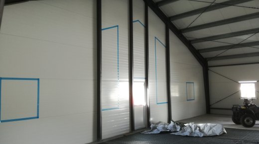 STEEL HALL 15 X 30 X 5 M